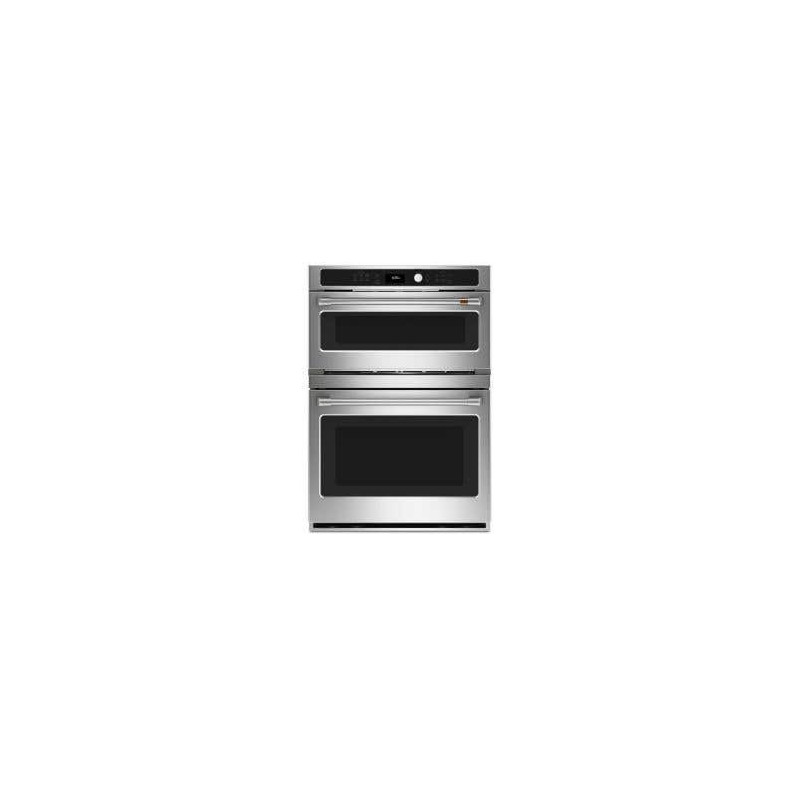 Built-in electric wall oven combined with microwave, 30 in., 6.7 cu. ft., GE Café CTC912P2NS1