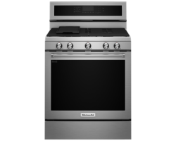 Cuisinière de 30 po. KitchenAid en Inox KFGG500ESS