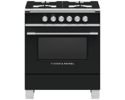 30" range. Fisher and Paykel in Black OR30SCG4B1