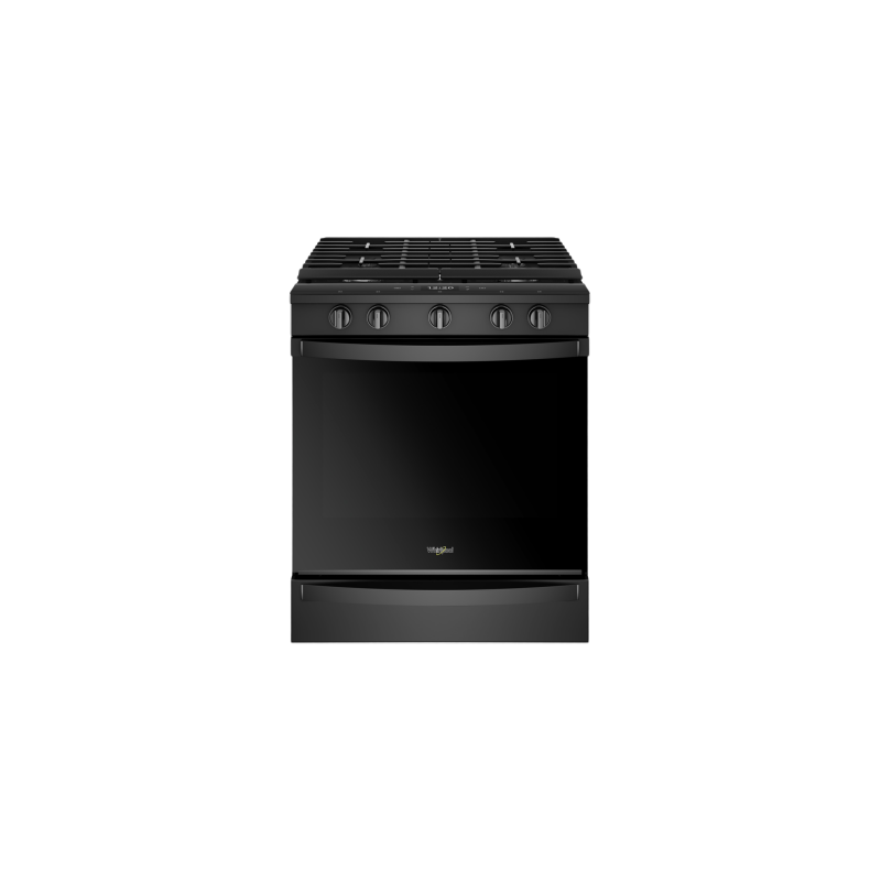 30" range. Whirlpool in Black WEG750H0HB