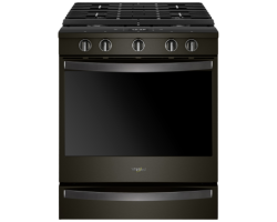 Cuisinière de 30 po. Whirlpool en Inox Noir WEG750H0HV