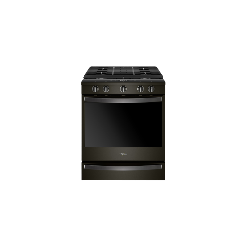 30" range. Black Stainless Steel Whirlpool WEG750H0HV