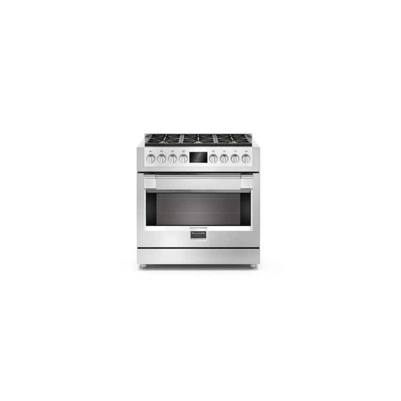 Range 36" sealed burners. Fulgor Milano 5.7 cu.ft with 6 stainless steel burners F6PGR366S2