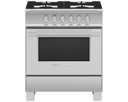 30" range. Fisher and Paykel in Stainless Steel OR30SCG4X1