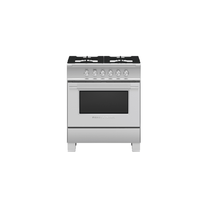 30" range. Fisher and Paykel in Stainless Steel OR30SCG4X1