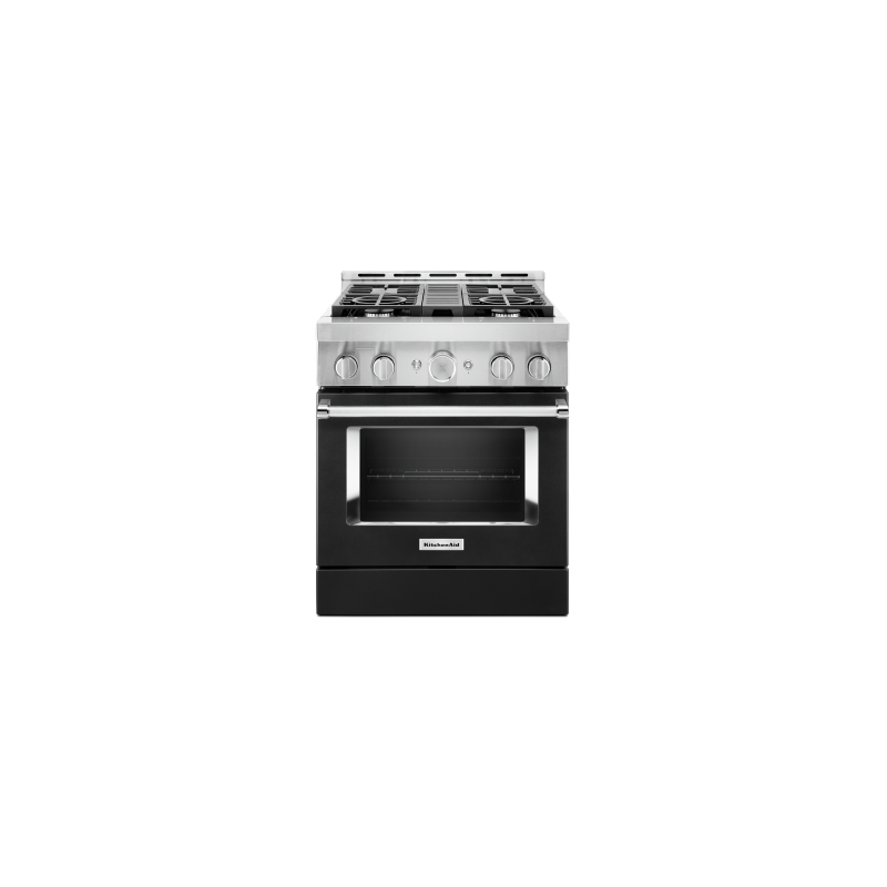 30" range. KitchenAid in Black KFGC500JBK