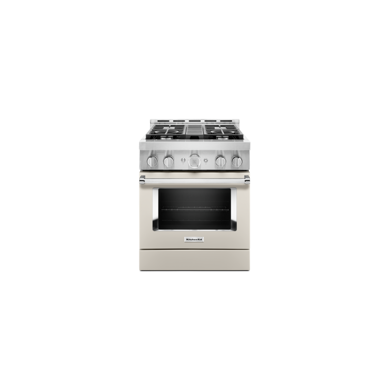 Cuisinière de 30 po. KitchenAid en Blanc KFGC500JMH