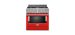 Cuisinière de 36 po. KitchenAid en Rouge KFGC506JPA