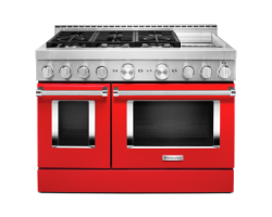 48" range. KitchenAid in Red KFGC558JPA