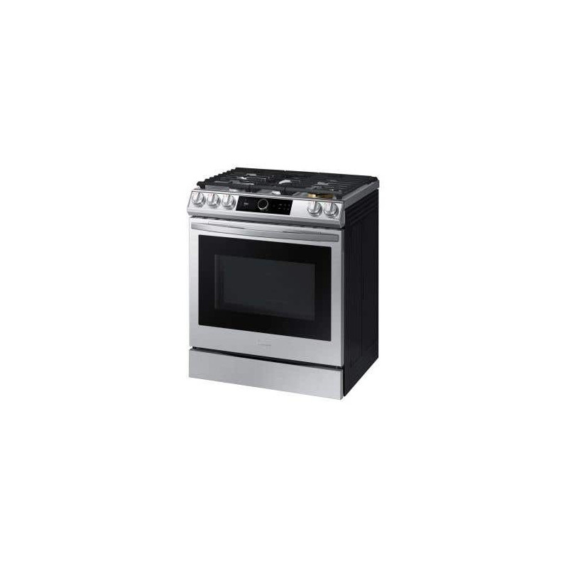 Cuisinière de 29 po. Samsung 6.3 pi.cu avec 5 brûleurs en Inox NX60T8711SS