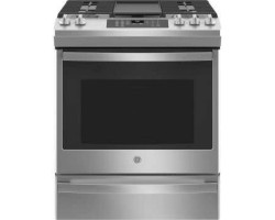 30" range. GE Stainless Steel JCGS760SPSS