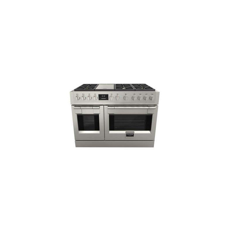 Range 48" sealed burners. Fulgor Milano 2.7 cu.ft with 6 stainless steel burners F6PGR486GS2