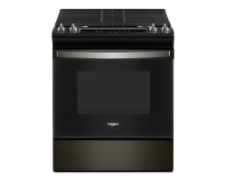 30" range. Black Stainless Steel Whirlpool WEG515S0LV