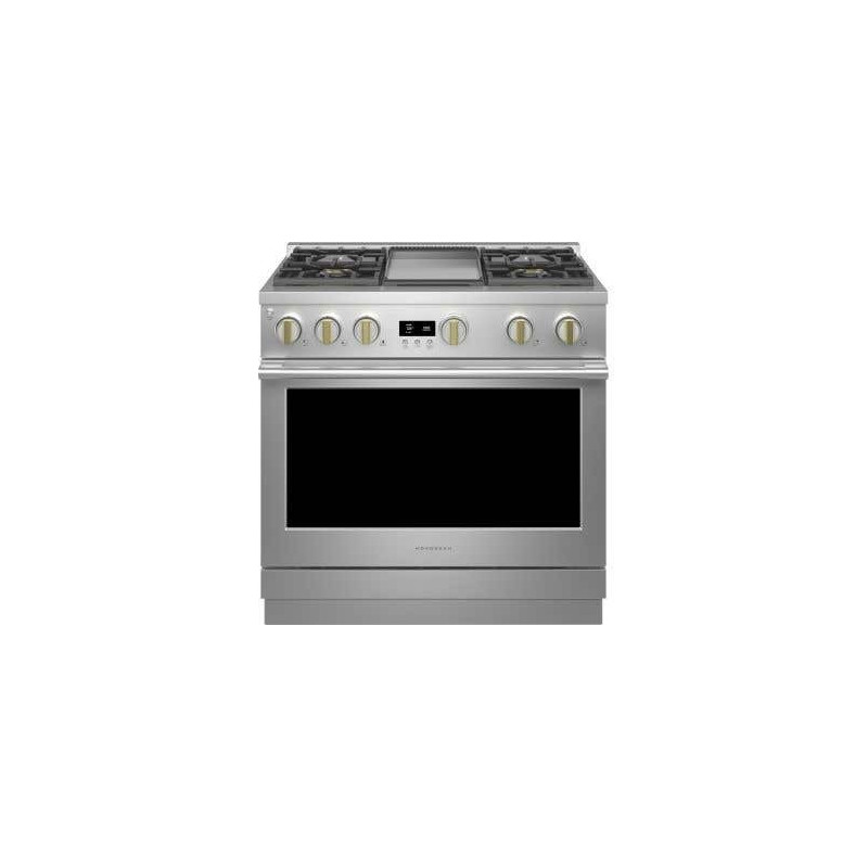 Cuisinière de 36 po. Monogram en Inox ZGP364NDTSS