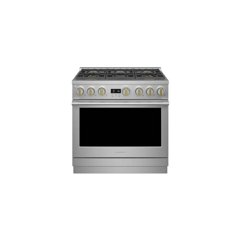 Cuisinière de 36 po. Monogram en Inox ZGP366NTSS