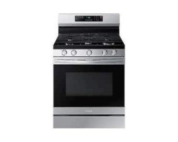Range 30" sealed burners. Samsung 6.0 cu.ft. with 5 stainless steel burners NX60A6511SS