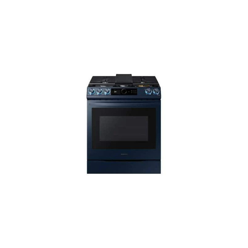 Cuisinière Brûleurs scellés de 30 po. Samsung 6.0 pi.cu avec 5 brûleurs en Bleu NX60A8711QN