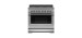 36" range. Fisher and Paykel Stainless Steel RGV3-366-L