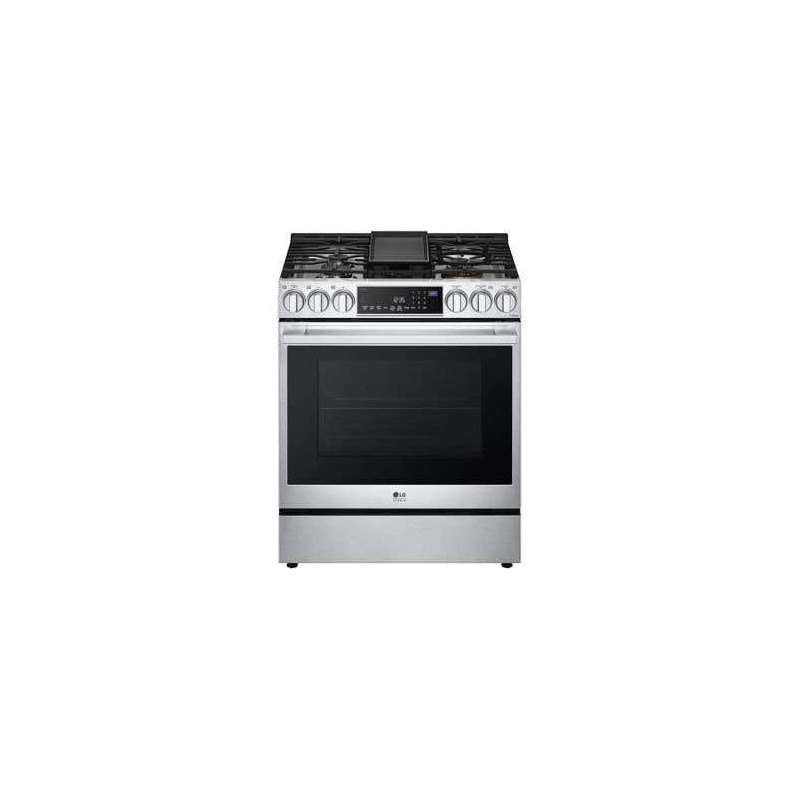 Range 30" sealed burners. LG 6.3 cu.ft. with 5 stainless steel burners LSGS6338F