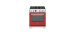 Gas Range, 4 Burners, Gas Oven, 30 in, Red, Bertazzoni PRO304BFGMROT