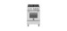 Gas Range, 4 Burners, Gas Oven, 24 in, Stainless Steel, Bertazzoni MAS244GASXV