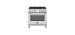 Gas Range, 5 Aluminum Burners, Gas Oven, 36 in, Stainless Steel, Bertazzoni MAS365GASXV