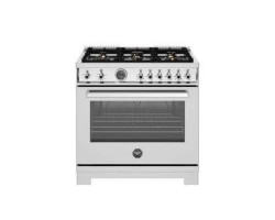 Cusinière Professionel au Gas 36'' Acier Inoxydable Bertazzoni Professionel-PRO366BCFGMXT