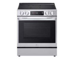 Cuisinière à Induction de 30 po. LG 6.3 pi.cu, Air Fry avec 5 éléments en Inox LSIL6334F