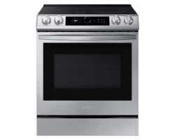 30" Induction Range. Samsung 6.3 cu. ft. with 4 stainless steel elements NE63T8911SS