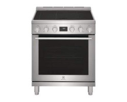 30" Induction Range. Electrolux 4.6 cu. ft. with 4 stainless steel elements ECFI3068AS