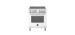 Induction range, 30 in, 4 elements, electric oven, 4.7 cu.ft., white, Bertazzoni MAS304INMBIV