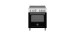 Induction range, 30 in, 4 elements, electric oven, 4.7 cu.ft., black, Bertazzoni MAS304INMNEV