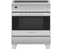 Cuisinière à Induction de 30 po. Fisher and Paykel 3.5 pi.cu avec 4 éléments en Inox OR30SDI6X1