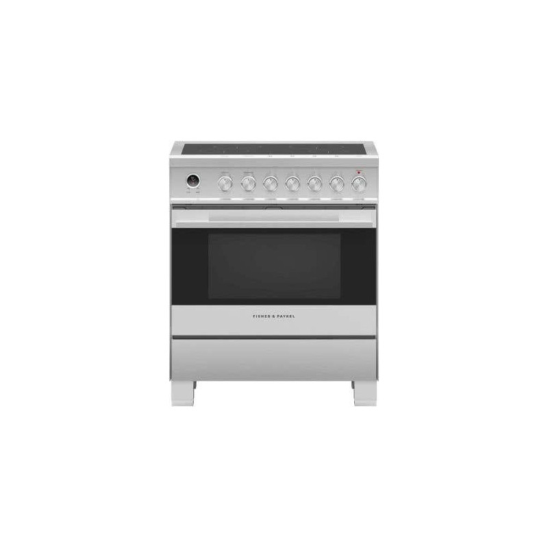 Cuisinière à Induction de 30 po. Fisher and Paykel 3.5 pi.cu avec 4 éléments en Inox OR30SDI6X1