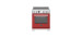 Induction Range, 30", 4 Elements, Self-Cleaning Electric Oven, Red, Bertazzoni PRO304IFEPROT
