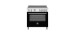 Induction range, 36 in, 5 elements, electric oven, 5.9 cu.ft., black, Bertazzoni MAS365INMNEV