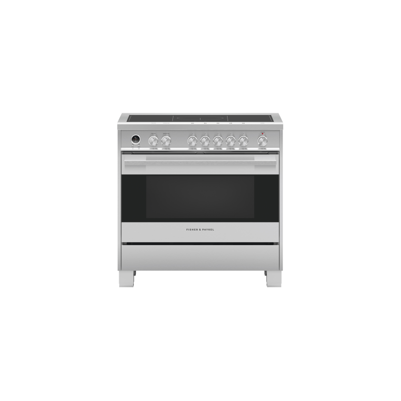 Cuisinière à Induction de 36 po. Fisher and Paykel 4.9 pi.cu avec 5 éléments en Inox OR36SDI6X1