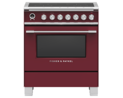 30" range. Fisher and Paykel 3.5 cu. ft. with 4 Elements in Red OR30SCI6R1