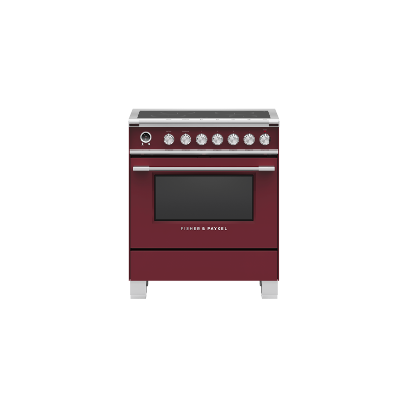 30" range. Fisher and Paykel 3.5 cu. ft. with 4 Elements in Red OR30SCI6R1