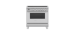 Cuisinière à Induction de 36 po. Fisher and Paykel 4.9 pi.cu avec 5 éléments  en Inox OR36SCI6X1