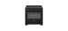 36-inch induction range, 5 elements and hotplate, self-cleaning electric oven, Black, Bertazzoni PRO365ICFEPCAT