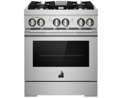 Cuisinière au Gaz de 30 po. Jenn-Air 4.1 pi.cu avec 4 brûleurs en Inox JDRP430HL