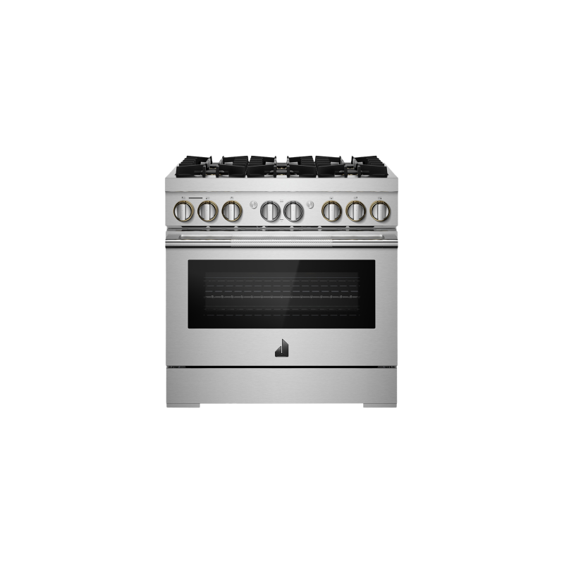 36” Gas Range. Jenn-Air 5.1 cu.ft. with 6 stainless steel burners JDRP436HL