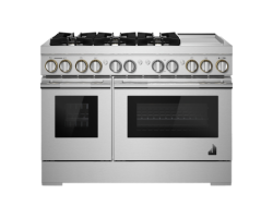 Cuisinière au Gaz de 48 po. Jenn-Air 4.1 pi.cu avec 6 brûleurs en Inox JDRP548HL