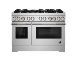 Cuisinière au Gaz de 48 po. Jenn-Air 4.1 pi.cu avec 6 brûleurs en Inox JDRP648HL