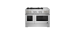 Cuisinière au Gaz de 48 po. Jenn-Air 4.1 pi.cu avec 5 brûleurs en Inox JDRP748HL