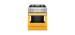 30” Gas Range. KitchenAid 4.1 cu. ft. with 4 burners in Yellow KFDC500JYP