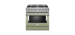Cuisinière au Gaz de 36 po. KitchenAid 5.1 pi.cu avec 6 brûleurs en Emeraude turquoise KFDC506JAV