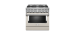 Cuisinière au Gaz de 36 po. KitchenAid 5.1 pi.cu avec 6 brûleurs en Blanc KFDC506JMH