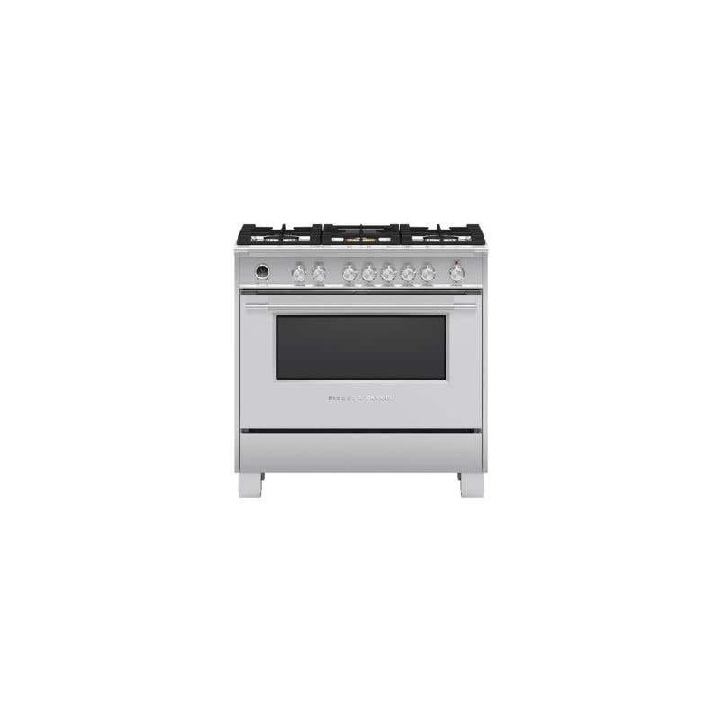 36” Gas Range. Fisher and Paykel 4.9 cu. ft. with 5 stainless steel burners OR36SCG6X1